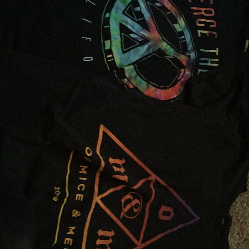 Pierce the veil and of mice and men shirts